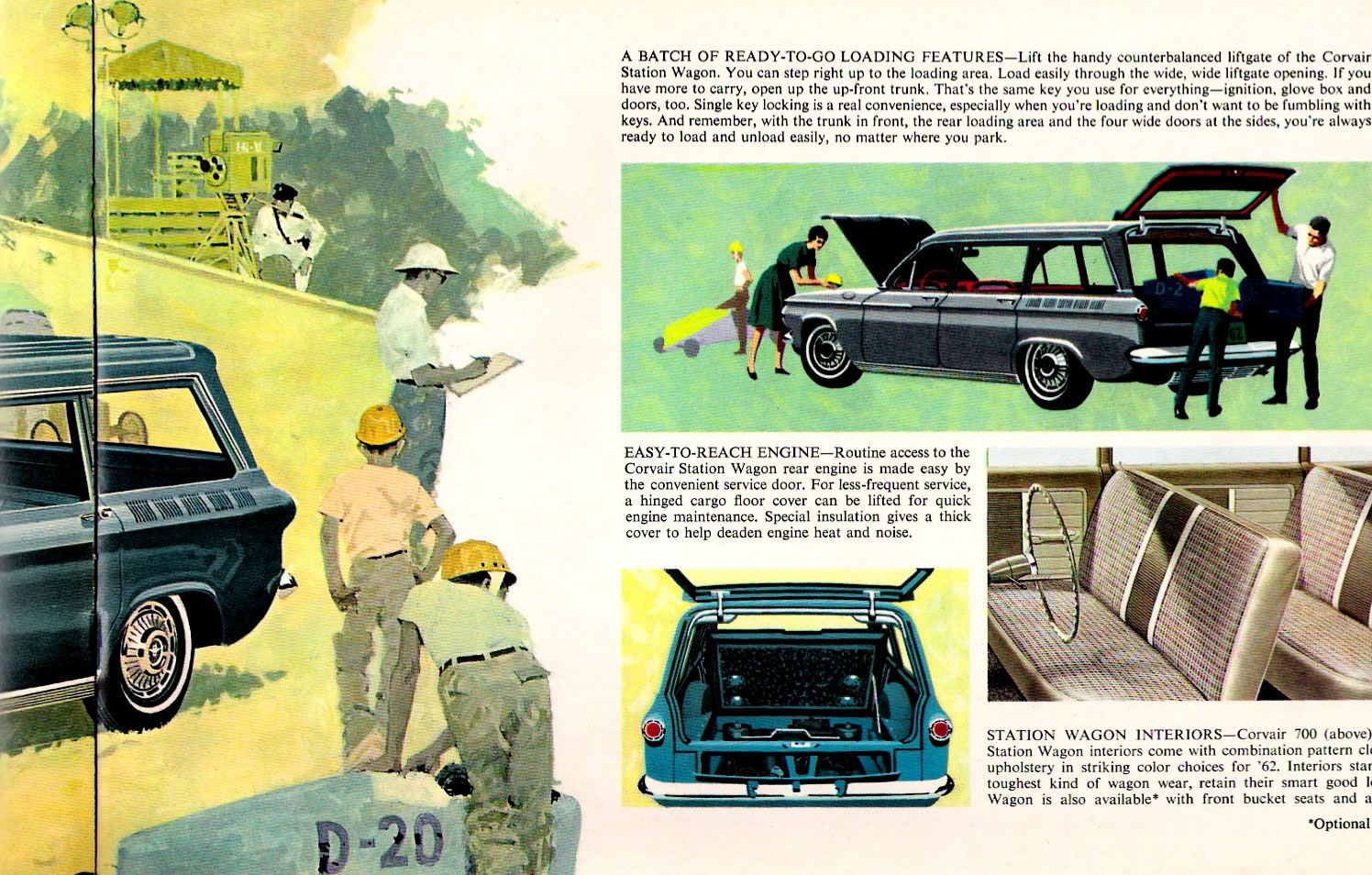 1962 Chevrolet Corvair Brochure Page 7